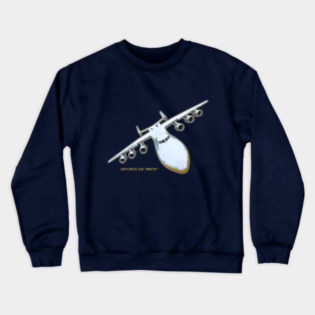 Antonov 225 "Mriya" Crewneck Sweatshirt by Caravele